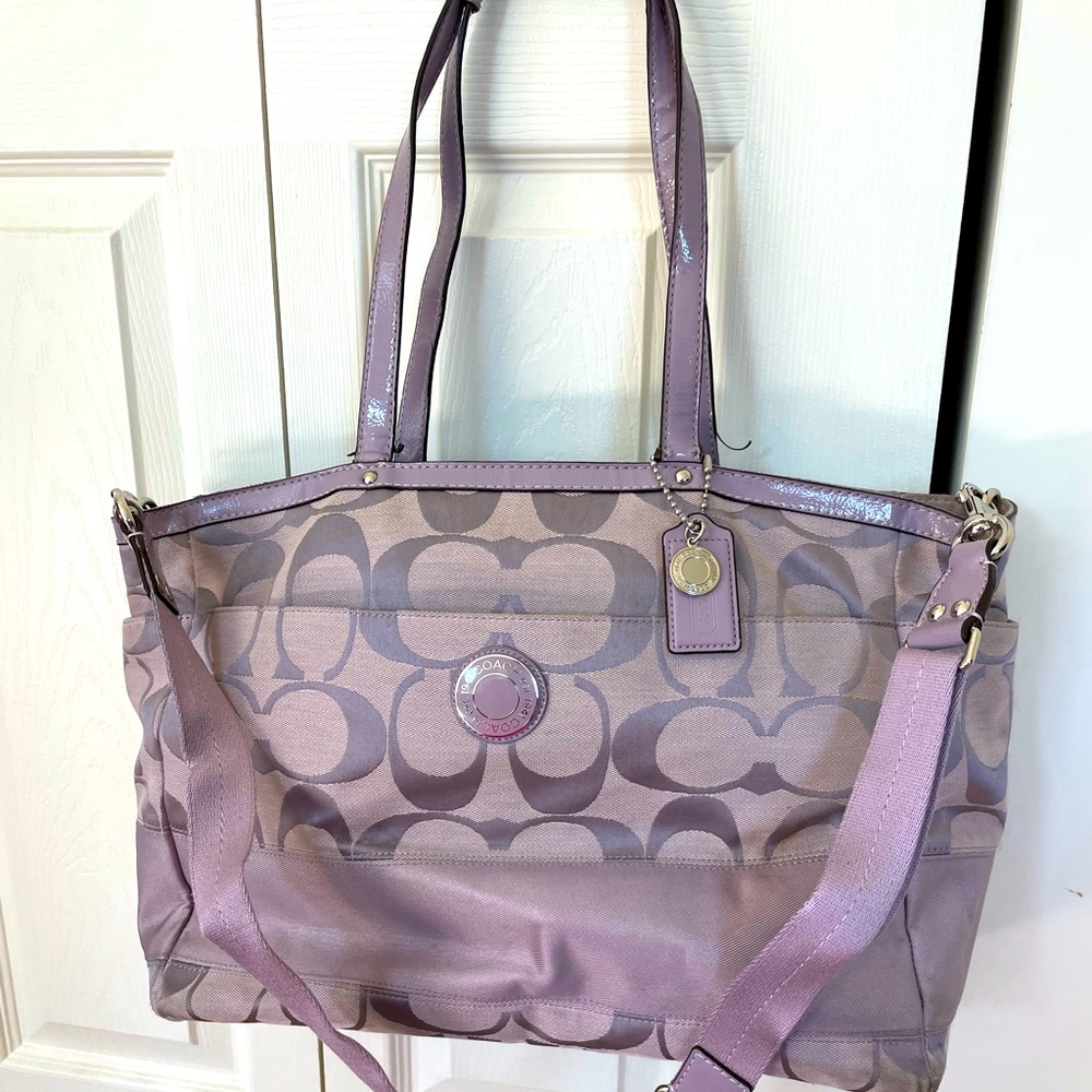 Coach baby bag